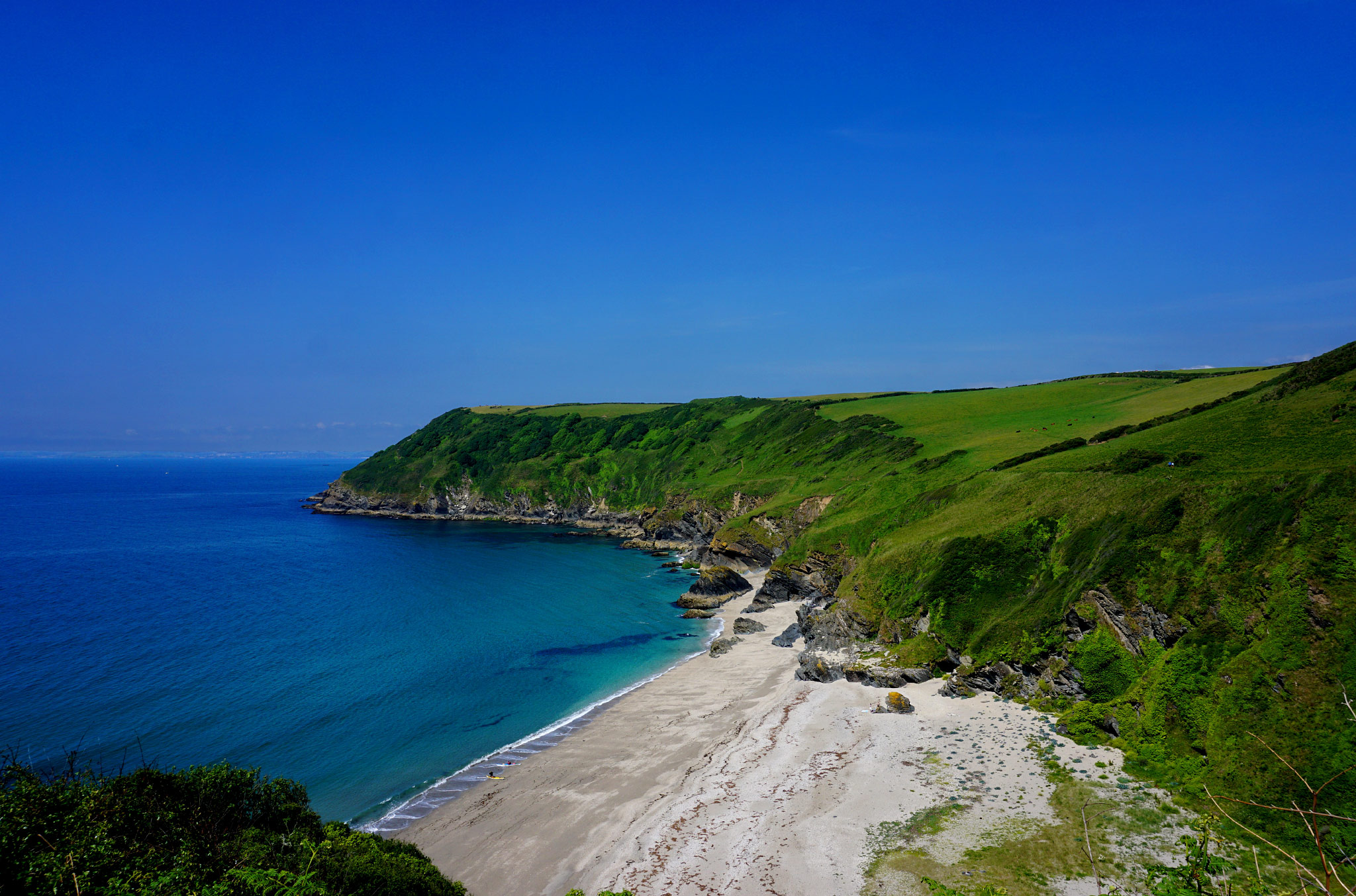 Lantic Bay, Fowey